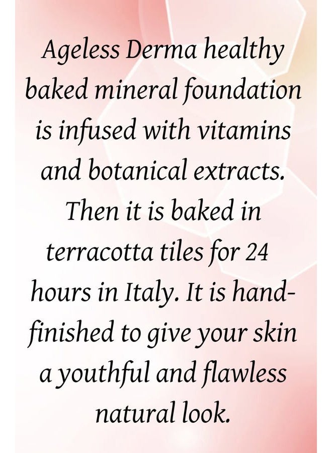 Ageless Derma أساس مكياج معدني مخبوز - أساس مكياج نباتي وخالٍ من الغلوتين (ترانكويل بيج) - Image 4